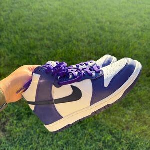 Nike Purple and White Sneakers